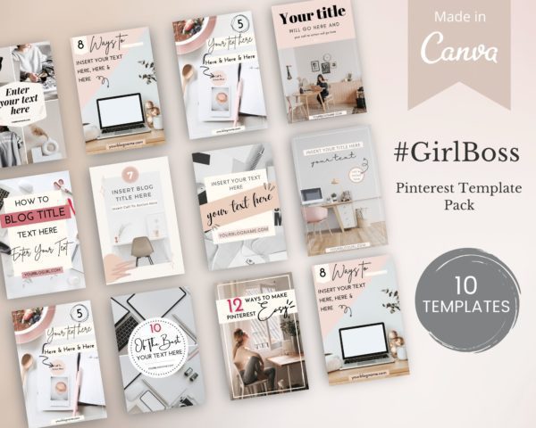 girl boss template product