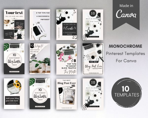 monochrome template product